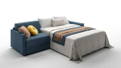 Doimo Salotti Divano letto in stile Design Con seduta fissa a prezzi outlet- Divani Letto|Divani