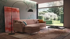 Doimo Salotti Divano letto in stile Design Con contenitore a prezzi outlet- Divani Letto|Divani