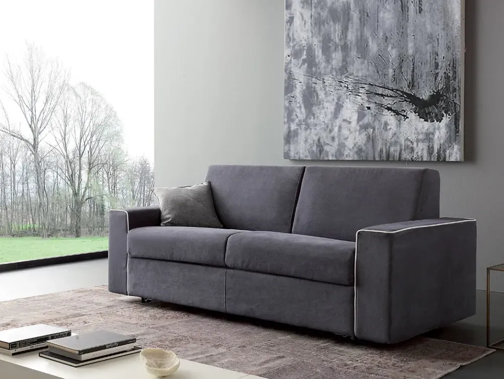 Divano letto in Tessuto a prezzo ribassato^Crippa Salotti New