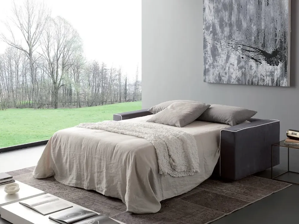 Divano letto in Tessuto a prezzo ribassato^Crippa Salotti New