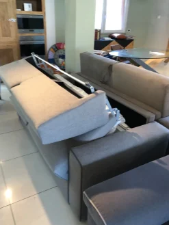 Online Divano letto in Tessuto Divano letto con materasso alto 20cm Divani Letto|Divani