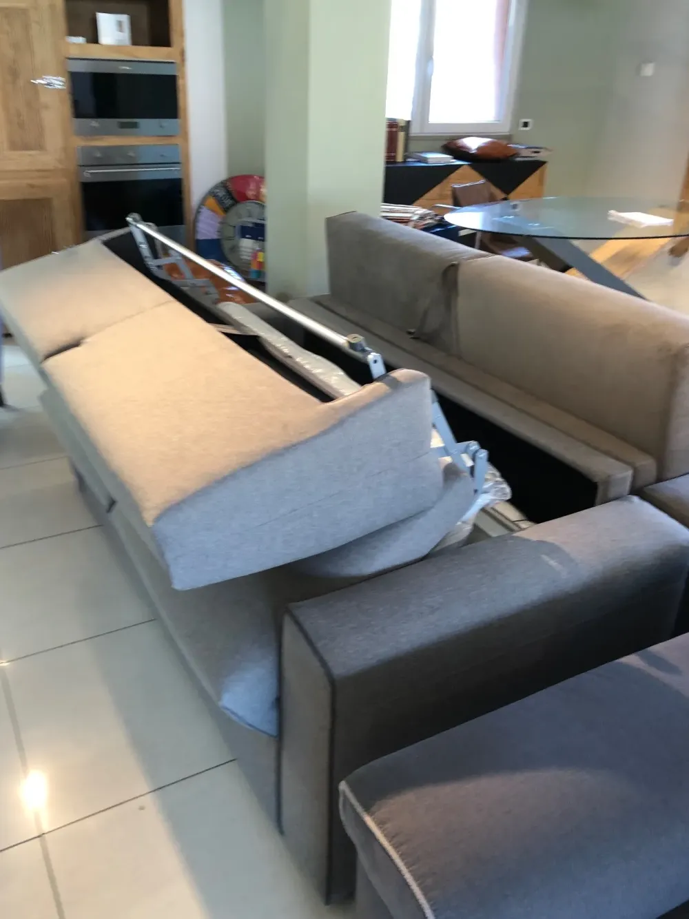 Online Divano letto in Tessuto Divano letto con materasso alto 20cm Divani Letto|Divani