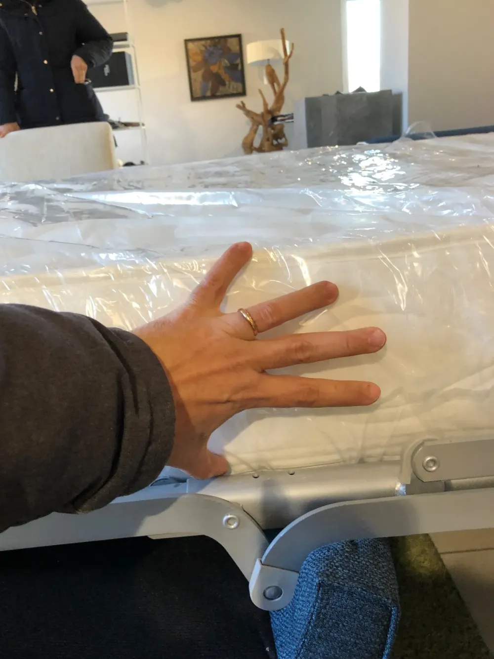 Online Divano letto in Tessuto Divano letto con materasso alto 20cm Divani Letto|Divani