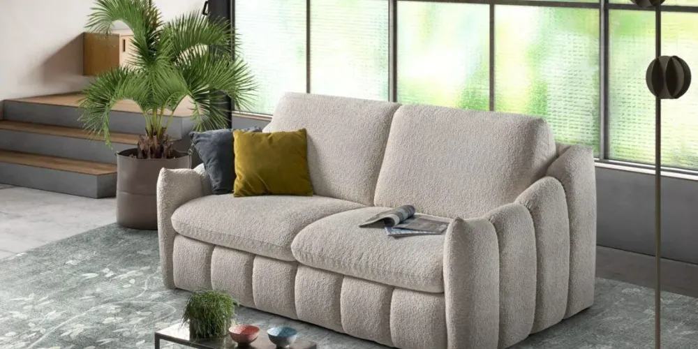 Divano letto in Tessuto sfoderabile Bon bon di^Il Benessere Clearance