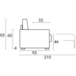 Vis comoda Divano letto Modern comfort a prezzo scontato- Divani Letto|Divani