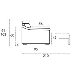 Divano letto Stella in OFFERTA - 40% Divani Letto|Divani