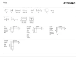 Divano letto Times in OFFERTA - 31%^Divanidea Hot