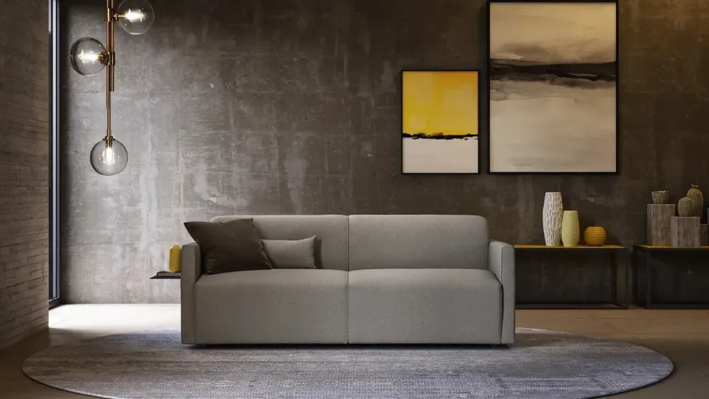 Divano letto Tommy di : prezzo su richiesta. Comfort e stile!^Doimo Salotti Discount