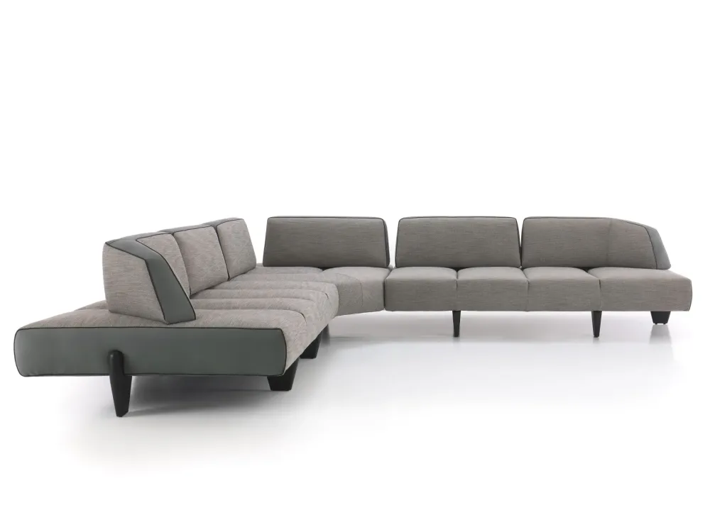 Diotti.com Divano Leyton outlet tessuto in poliuretano a prezzo Outlet- Divani