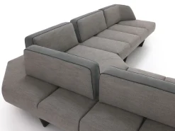 Diotti.com Divano Leyton outlet tessuto in poliuretano a prezzo Outlet- Divani