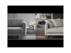 Divano lineare Bart a PREZZO OUTLET scontato del 21%^Doimo Salotti Discount