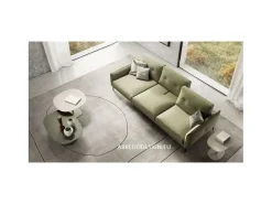 Divano lineare Blake a PREZZO OUTLET scontato del 35%^Doimo Salotti New