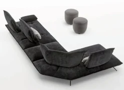 Best Divano Lineare in Tessuto Divano componibile modello scorpio aerre di Divani