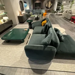 Divano Lineare in Tessuto non sfoderabile Ginza di Divani