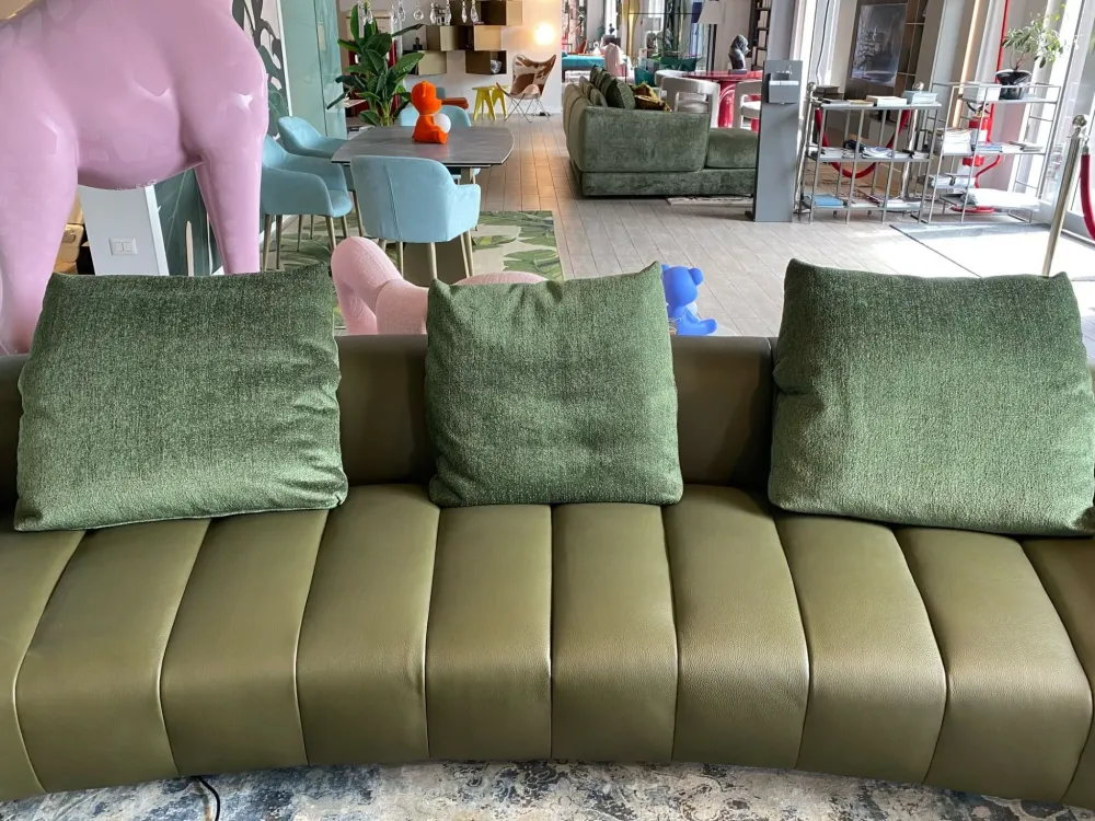 Valentini Divano Lineare modello Brando di in offerta- Divani