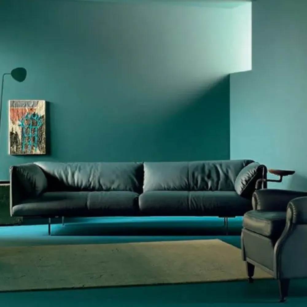 Divano Lineare pelle modello John-john di^Poltrona Frau Best