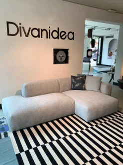 Divanidea Divano lineare Tender in Offerta Outlet- Divani