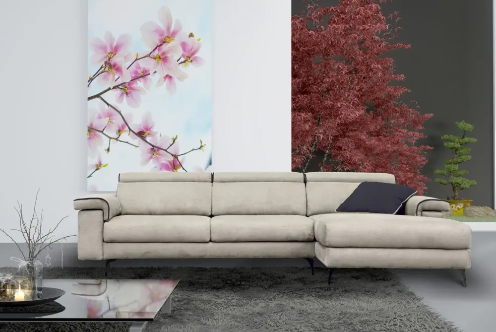 Rizzetto Divano lineare Wilson a PREZZO OUTLET scontato del 40%- Divani