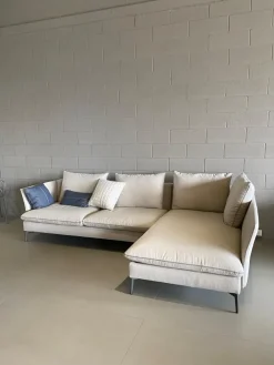 Divano Link in Tessuto sfoderabile  di scontato 48%^Biba Salotti Clearance