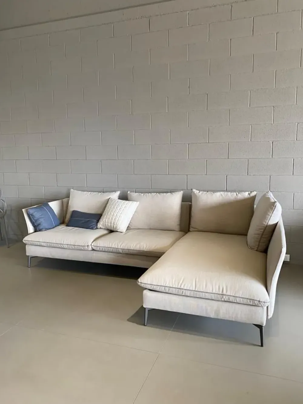 Divano Link in Tessuto sfoderabile di scontato 48%^Biba Salotti Clearance