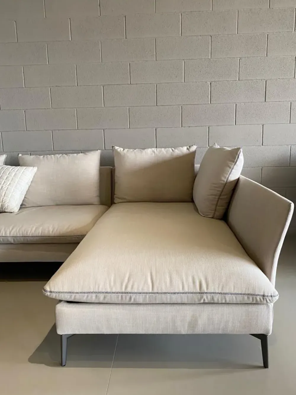 Divano Link in Tessuto sfoderabile di scontato 48%^Biba Salotti Clearance