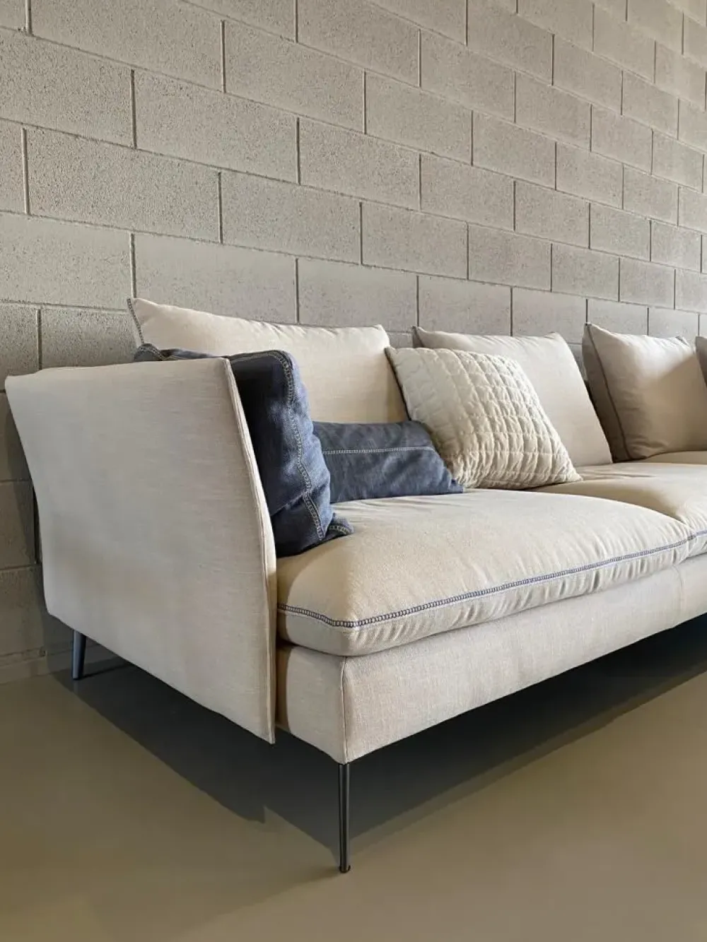 Divano Link in Tessuto sfoderabile di scontato 48%^Biba Salotti Clearance