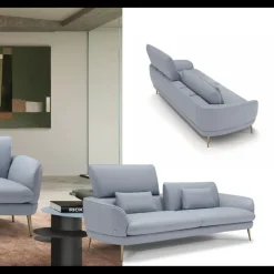 Egoitaliano Divano Looming in Microfibra non sfoderabile  di scontato 30%- Divani