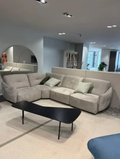 Clearance Divano Lux in Tessuto non sfoderabile di scontato 50% Divani