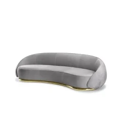 New Divano Luxury sofa nabuk ottone   in offerta Divani