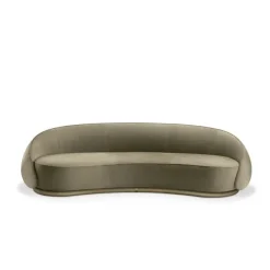 New Divano Luxury sofa nabuk ottone   in offerta Divani