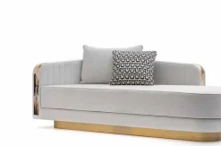 Md work Divano Luxury sofa nabuk a prezzo scontato- Divani