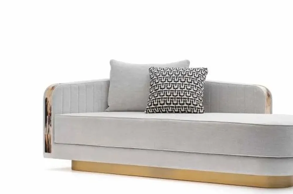 Md work Divano Luxury sofa nabuk a prezzo scontato- Divani