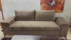 Divano Mandy tessuto in poliuretano a prezzo scontato Divani