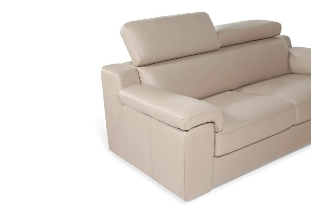 Divano Marmora 3 in Pelle non sfoderabile di scontato 50%^Artigianale Outlet