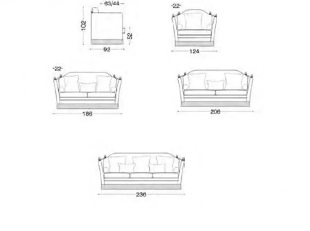 Divano 25% sconto. Divano Vivaldi Luxury. Prezzi Outlet!^Md work