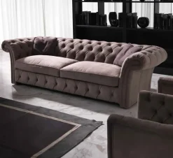 New Divano Divano pelle scamosciata piu piuma PREZZI OUTLET sconto 44% Divani