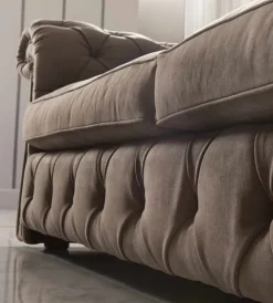 New Divano Divano pelle scamosciata piu piuma PREZZI OUTLET sconto 44% Divani