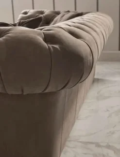 New Divano Divano pelle scamosciata piu piuma PREZZI OUTLET sconto 44% Divani