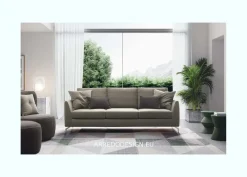 Clearance Divano Mike tessuto in poliuretano a prezzo Outlet Divani