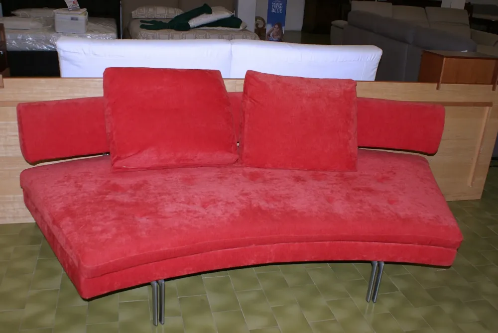 Divano Millennium Curvo di salotti tessuto sfoderabile Divani