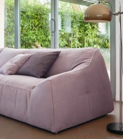 Divano mod. Venezia con penisola, piuma e cinghie elastiche a prezzo scontato!^Md work Hot