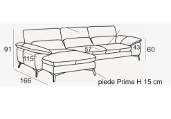 Md work Divano modello Divano in memory due misure diversi rivestimenti di in offerta- Divani