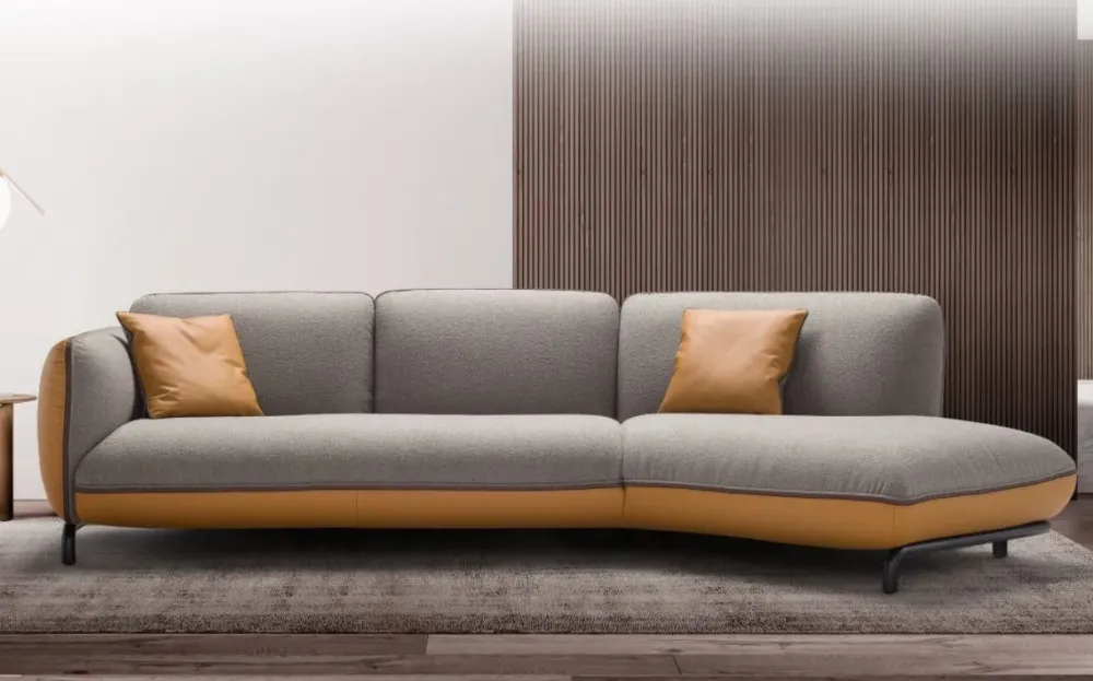 Divano modello Divano pelle tessuto vari colori di a prezzi outlet^Md work Online