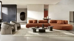 Ditre Italia Divano Moderno Isla con Grandi  a prezzo riservato- Divani