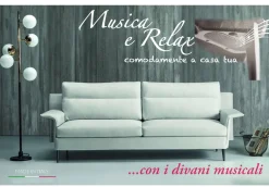 Excò Divano moderno tessuto Detar di con sconto del - 45%- Divani