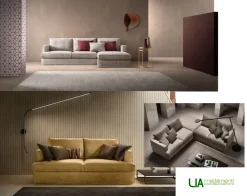 Divano moderno tessuto Glammy di con sconto del - 35%^Samoa Sale