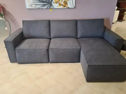 Samoa Divano Mono tessuto in poliuretano   in Offerta Outlet- Divani