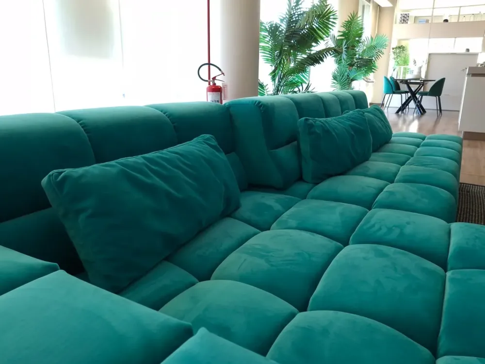 Febal Divano Navigli tessuto in poliuretano in Offerta Outlet- Divani