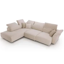 Divano Nevis outlet tessuto in poliuretano a prezzo Outlet^Diotti.com Hot