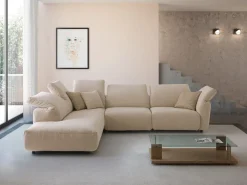 Divano Nevis outlet tessuto in poliuretano   a prezzo Outlet^Diotti.com Hot